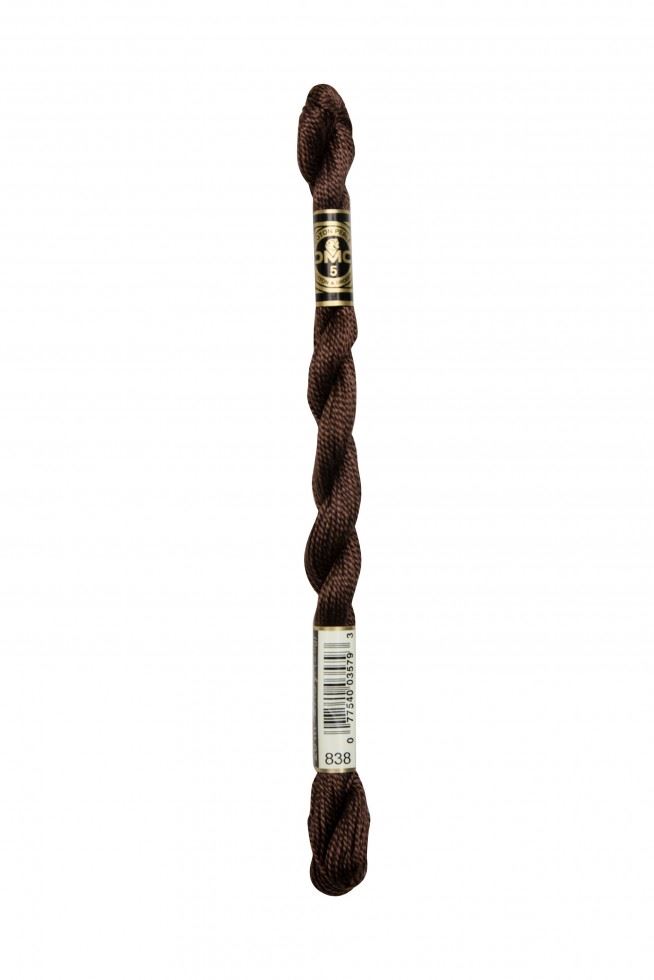 Dmc 838 Size 5 Cotton Perle Thread