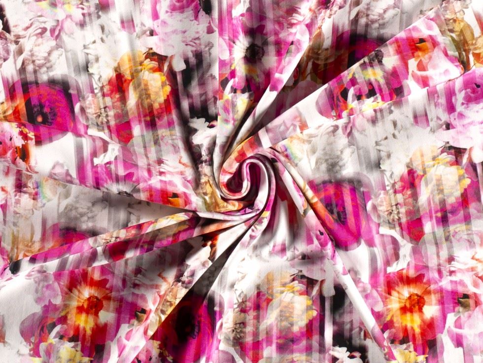Cotton Jersey Stretch Knit Fabric Fuchsia
 