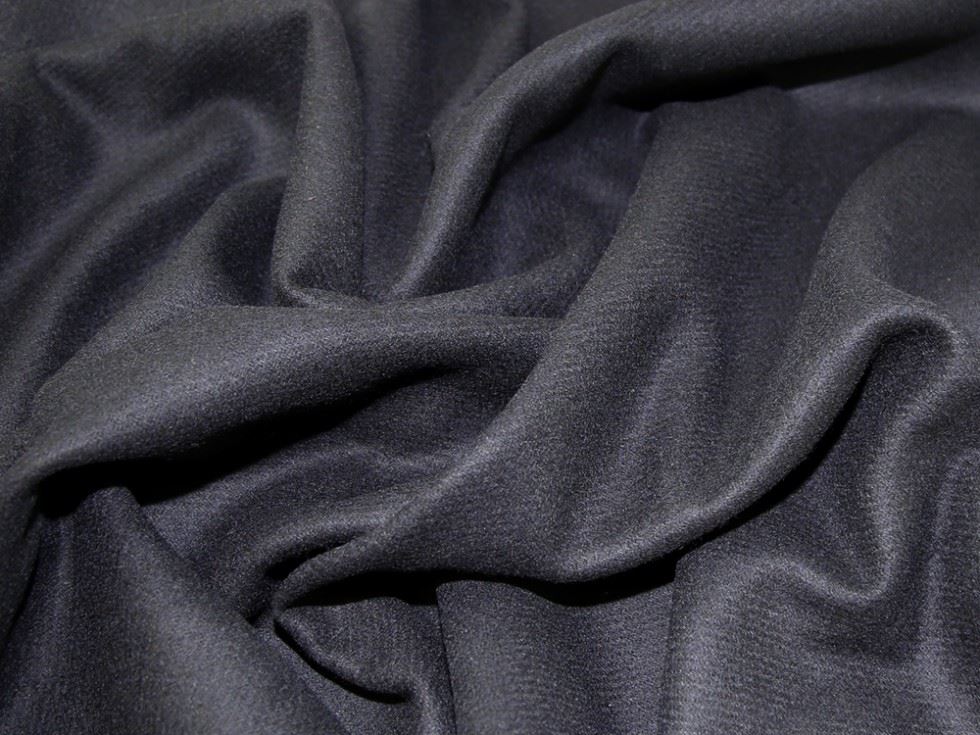 Lady Mcelroy Black 100% Pure Wool Coating Fabric