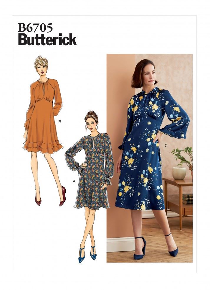 Butterick Paper Sewing Pattern 6705
 