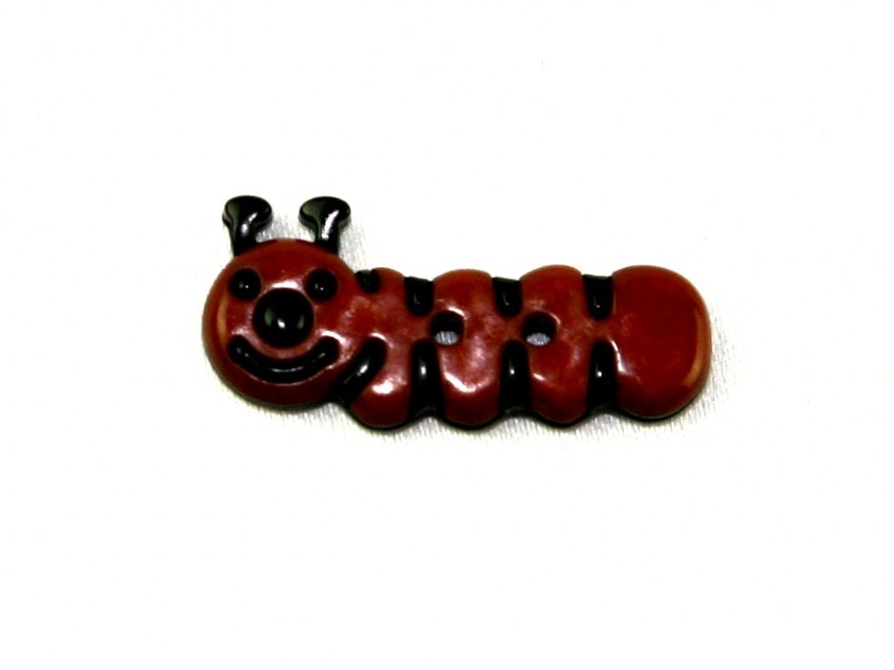 Dill Caterpillar Buttons (Value Pack) Black & Brown
 