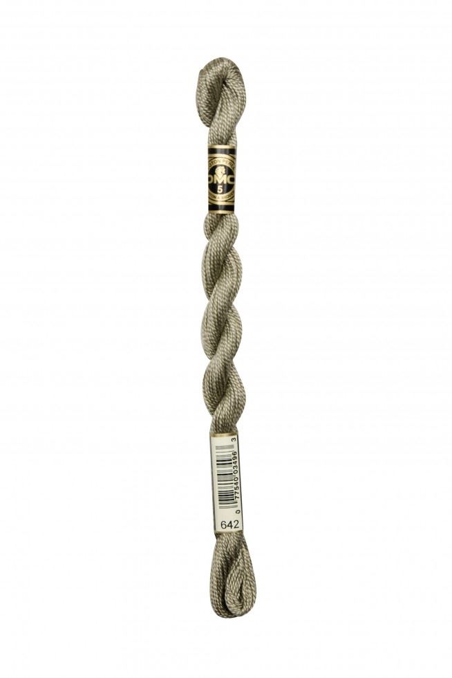 DMC Size 5 Cotton Perle Thread 642
 
