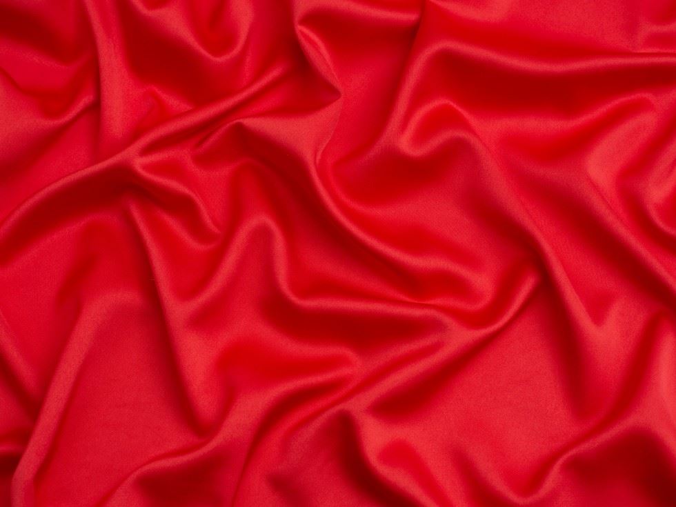 Minerva Core Range Royal Micro Satin Fabric Red
 