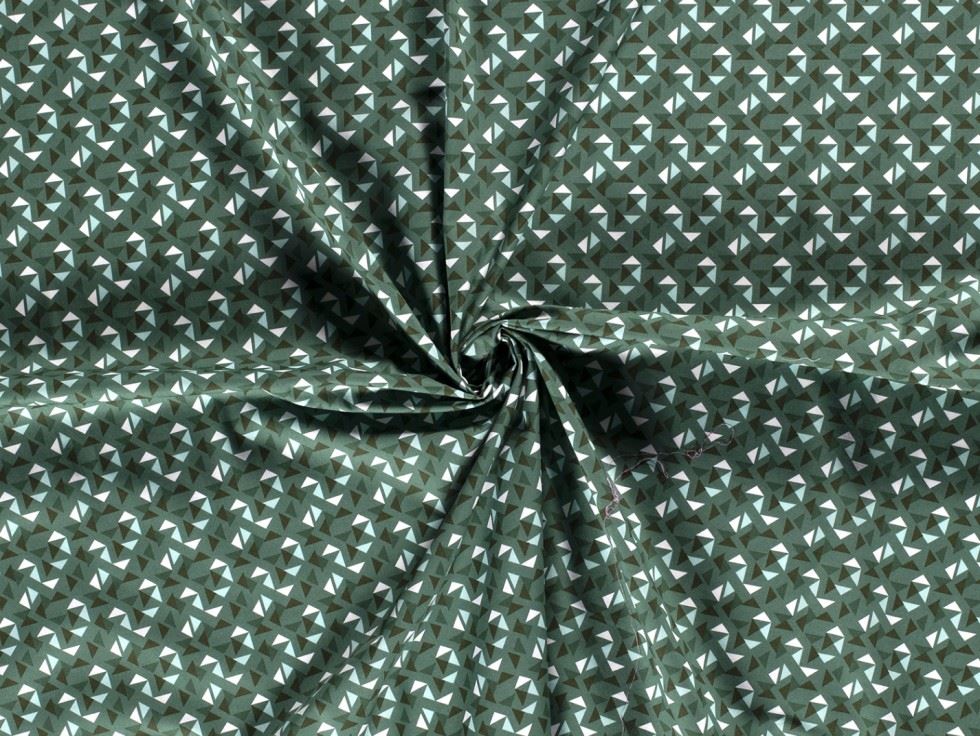 100% Cotton Poplin Fabric Green