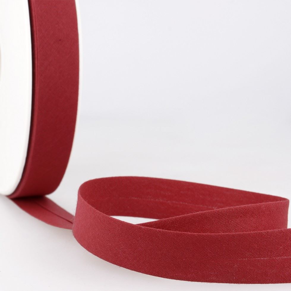 Stephanoise Polycotton Bias Binding Tape Ruby
 