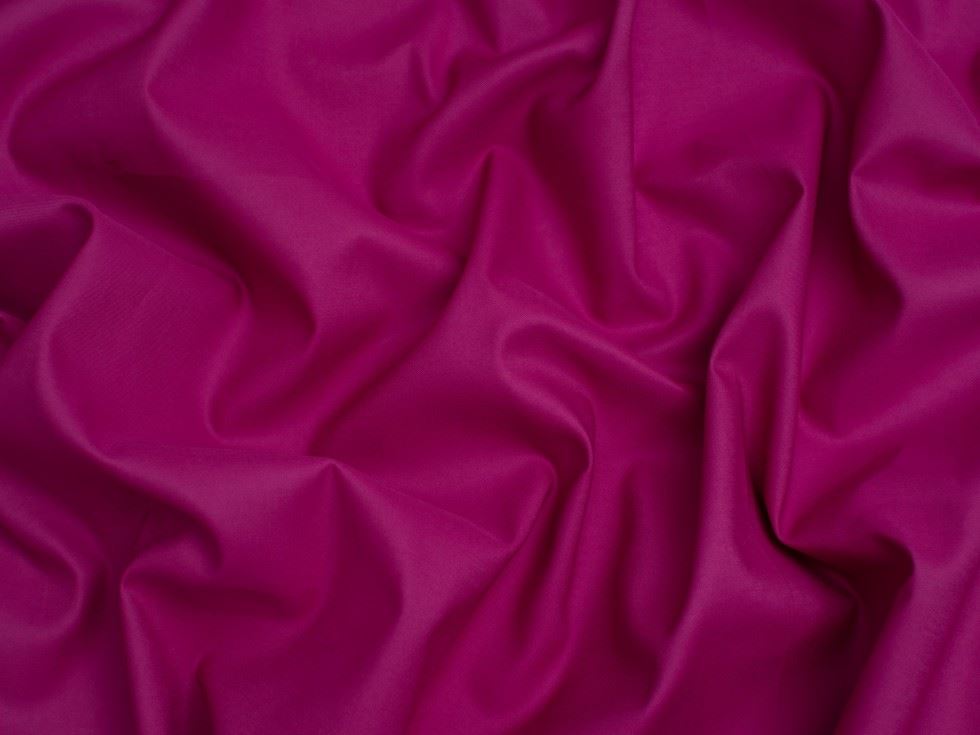 Cotton Sateen Fabric Fuchsia