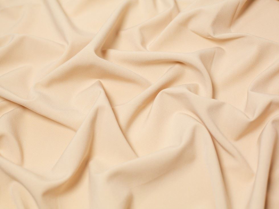 Minerva Core Range Stone Poly Viscose Stretch Woven Suiting Fabric