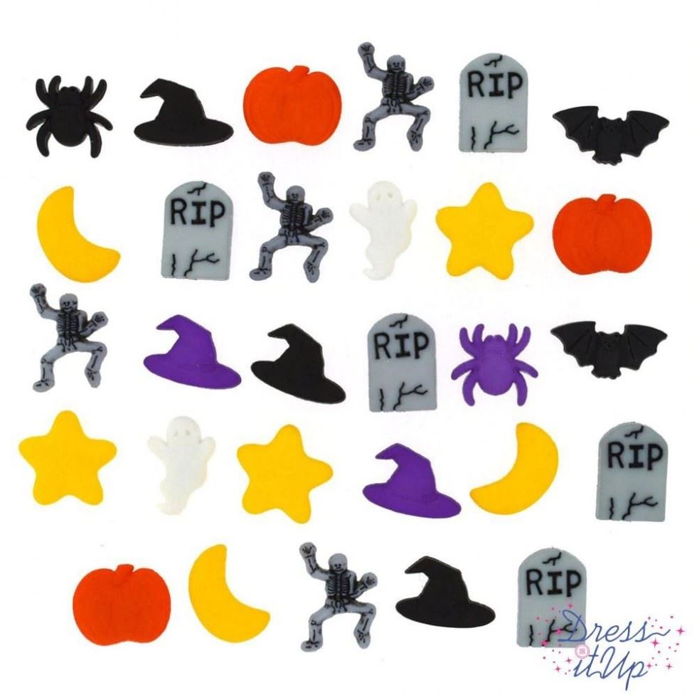 Dress It Up Fright Night Buttons