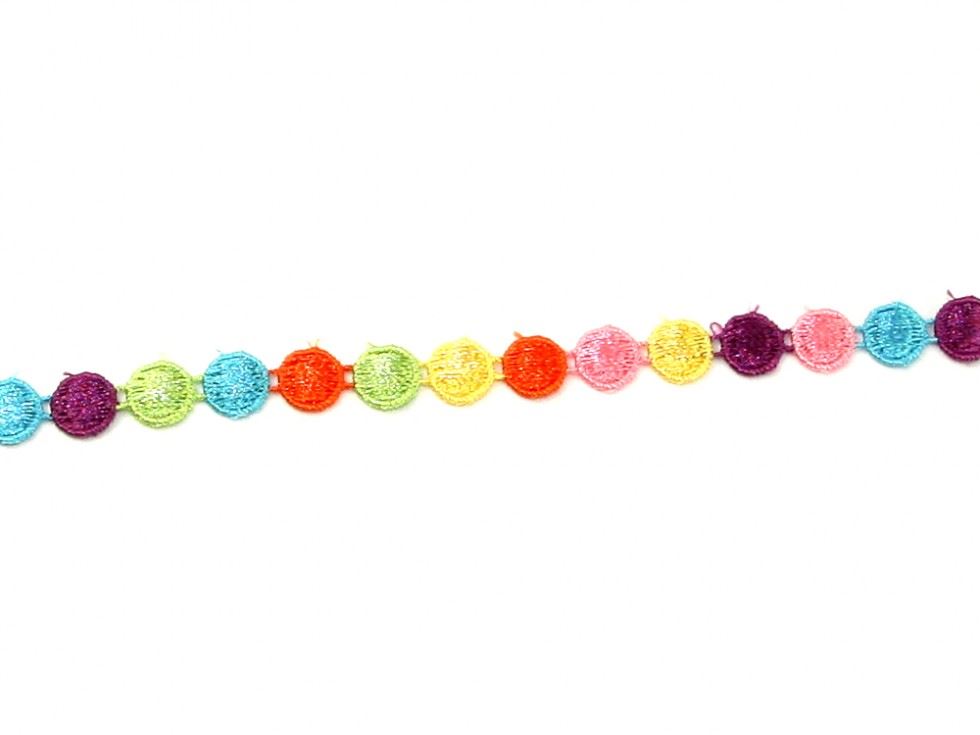 Guipure Lace Trim Multicoloured
 