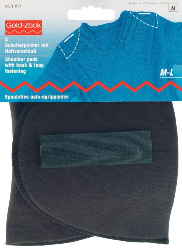Prym Black Set In Shoulder Pads