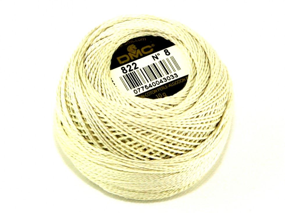DMC Size 8 Cotton Perle Thread 822
 