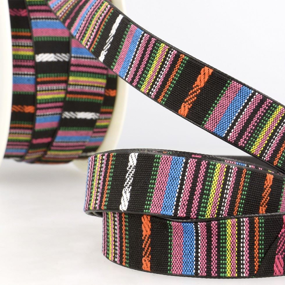 Stephanoise Faux Leather Lined Webbing Multi 5