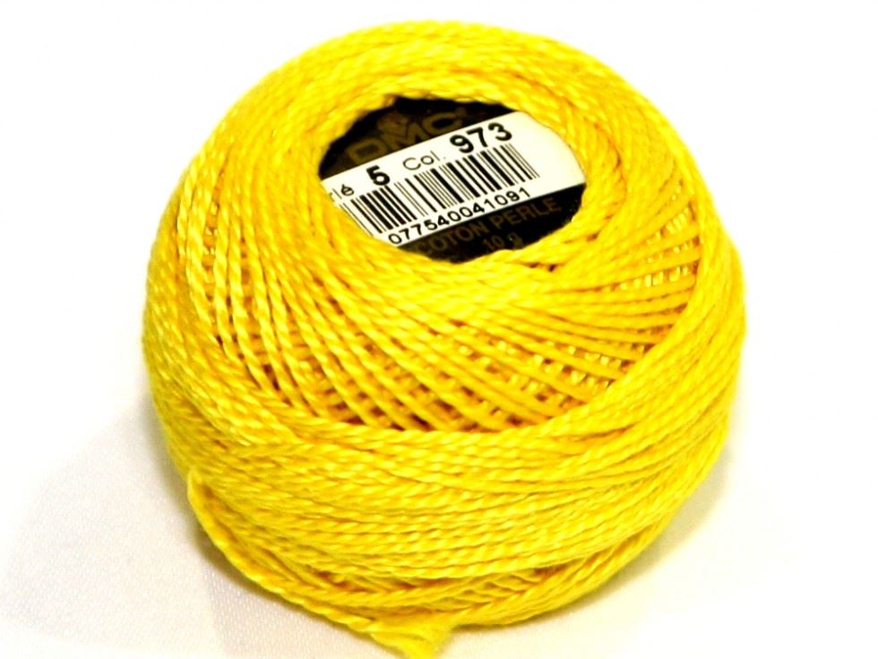 Dmc 973 Size 5 Cotton Perle Thread