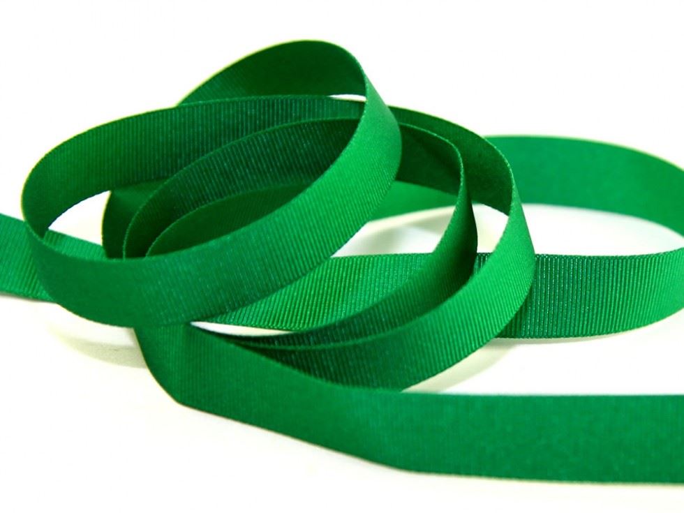 Berisfords 9850 Emerald Grosgrain Ribbon