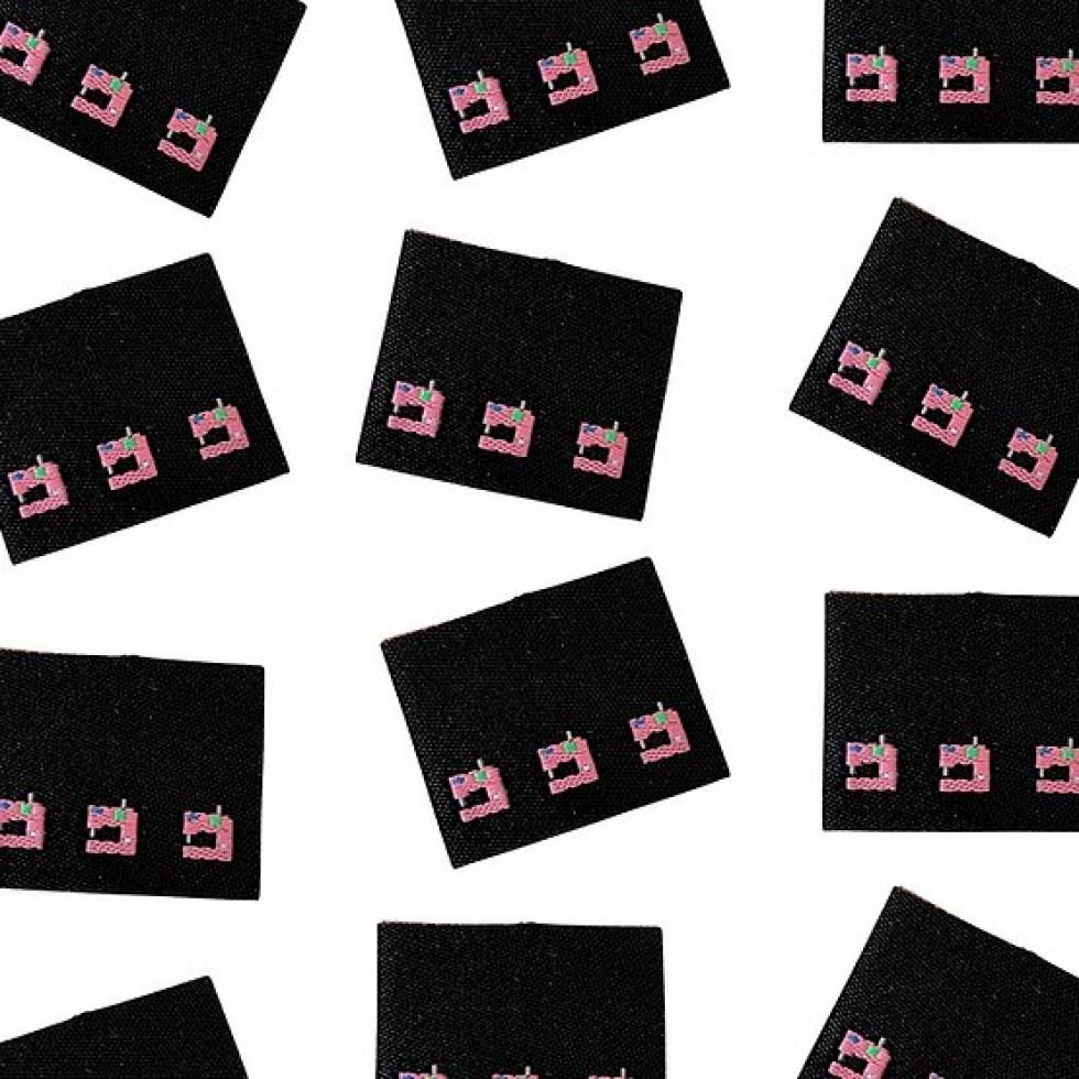 Sew Anonymous Pixel Sewing Machine Woven Labels
 