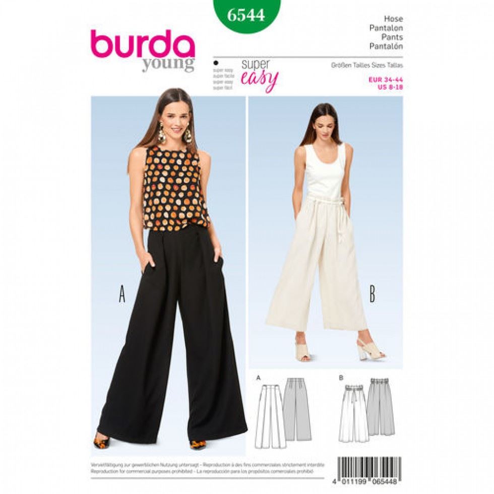 Burda Paper Sewing Pattern 6544
 