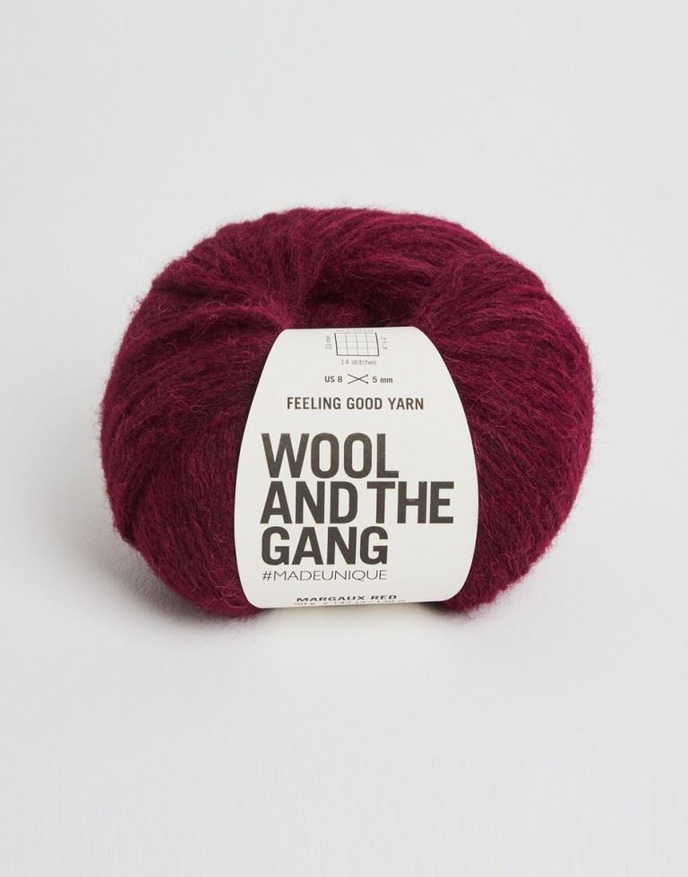 Wool and the Gang Feeling Good Aran Yarn Margaux Red
