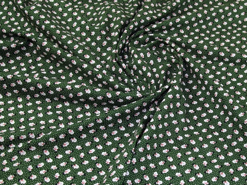 Green Deadstock 100% Cotton Fabric