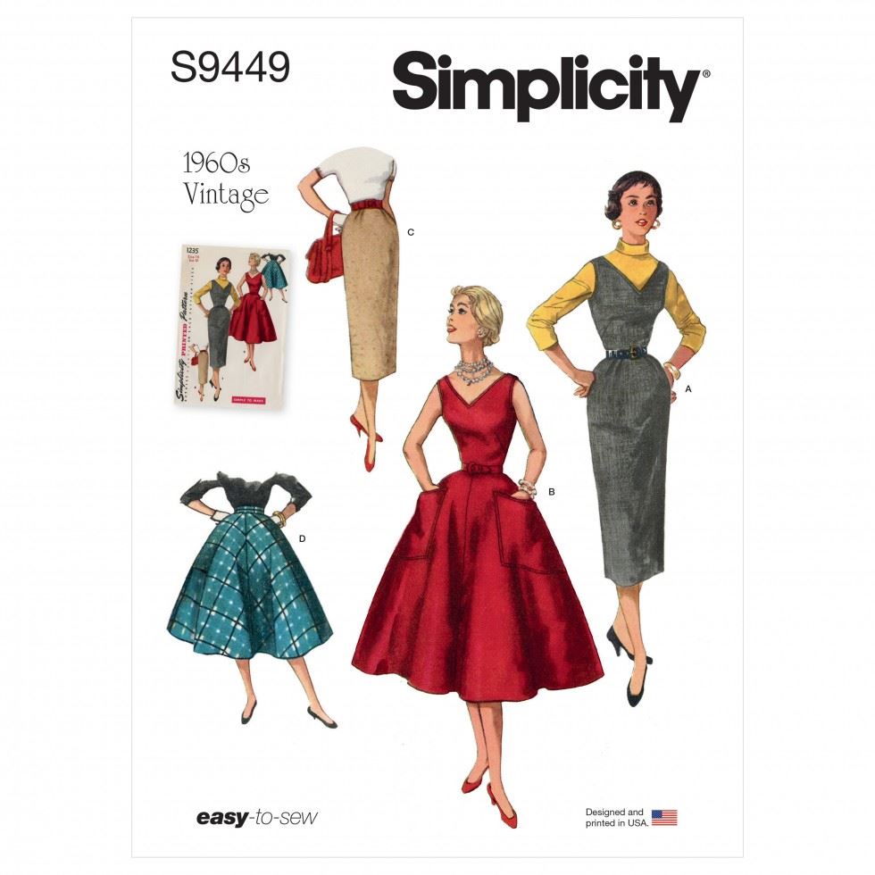 Simplicity Paper Sewing Pattern 9449
 