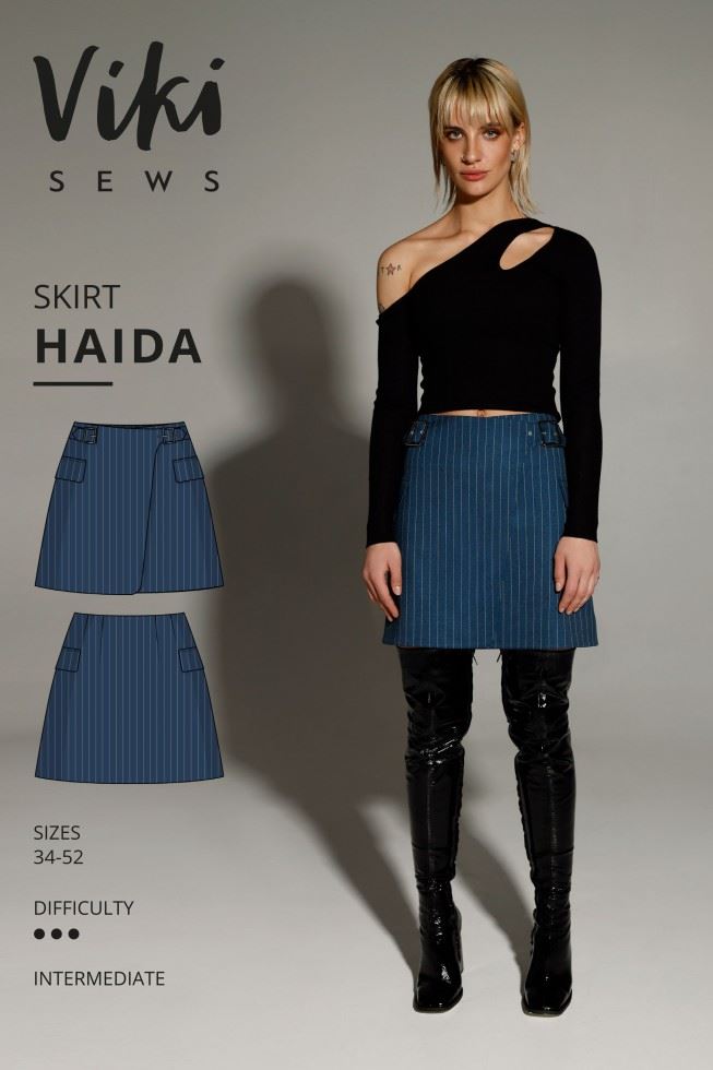 Vikisews Sewing Pattern Haida Skirt