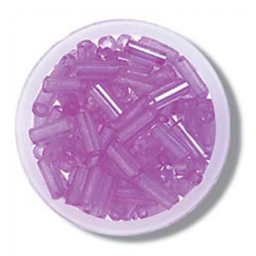 Trimits Pink Glass Bugle Beads (Value Pack Of 5)