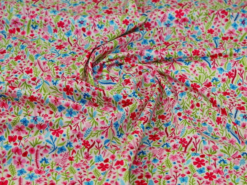 Rose And Hubble Ivory 100% Cotton Poplin Fabric