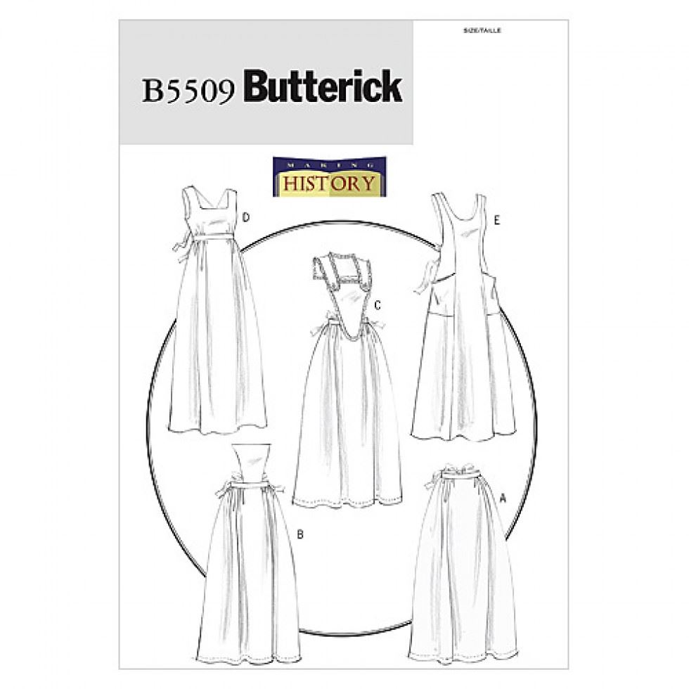 Minerva Sewing Pattern 5509 Butterick Butterick-5509-Xy