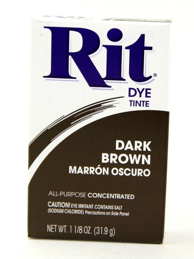 Rit Dark Brown Powder Fabric Dye