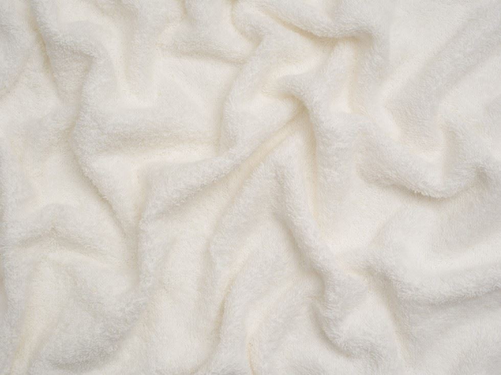 Minerva Core Range Ivory Luxury Cotton Towelling Fabric