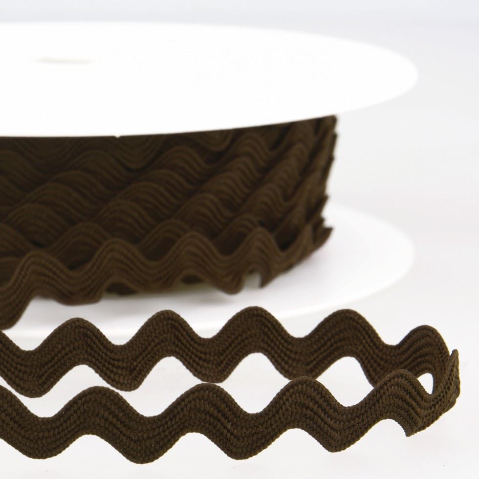 Stephanoise Ric Rac Trim Brown
 