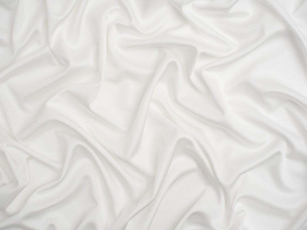 Minerva Core Range 100% Silk Jersey Stretch Knit Fabric Ivory
 