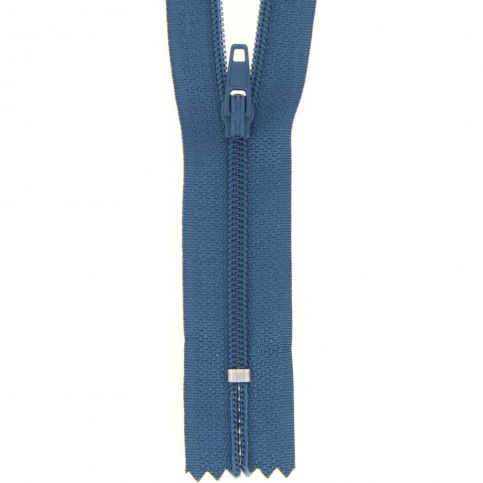 Milward Nylon Dress & Skirt Closed End Zips Slate Blue
