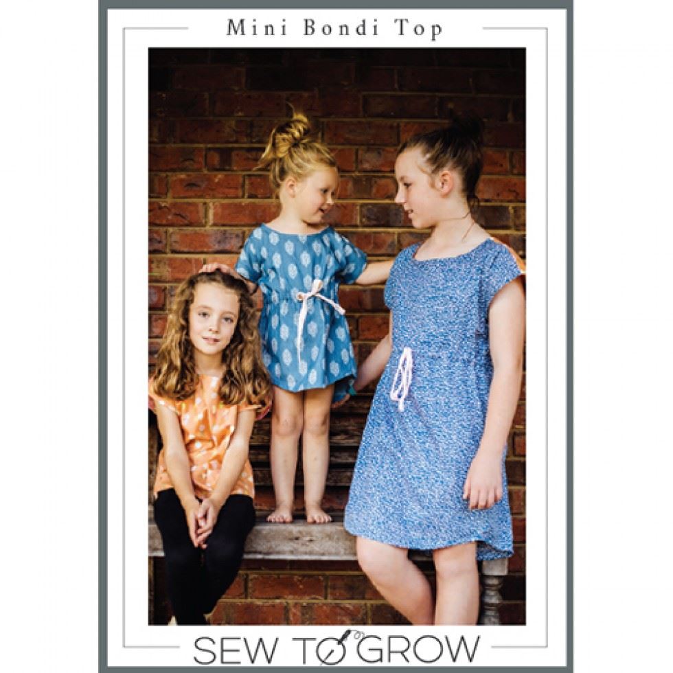 Sew To Grow Paper Sewing Pattern Mini Bondi Top & Dress
 