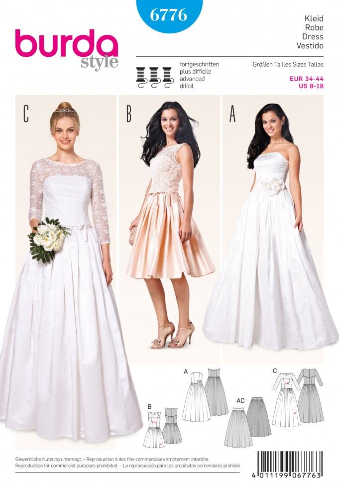 Minerva Sewing Pattern 6776 Burda Burda-6776