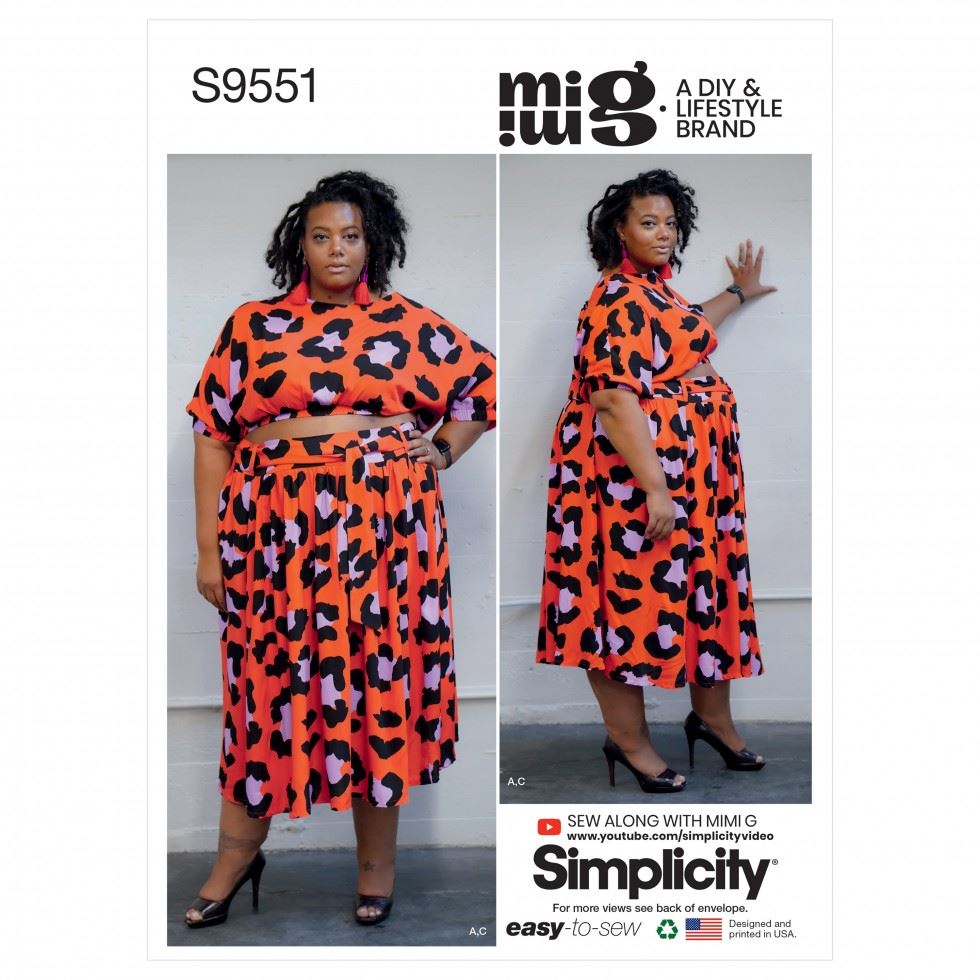 Simplicity Paper Sewing Pattern 9551
 