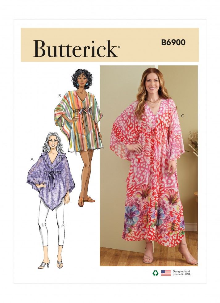 Minerva Sewing Pattern 6900 Butterick Butterick-6900-B5
