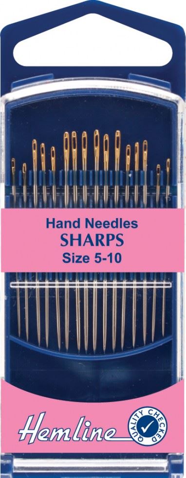 Hemline Gold Sharps Sewing Needles