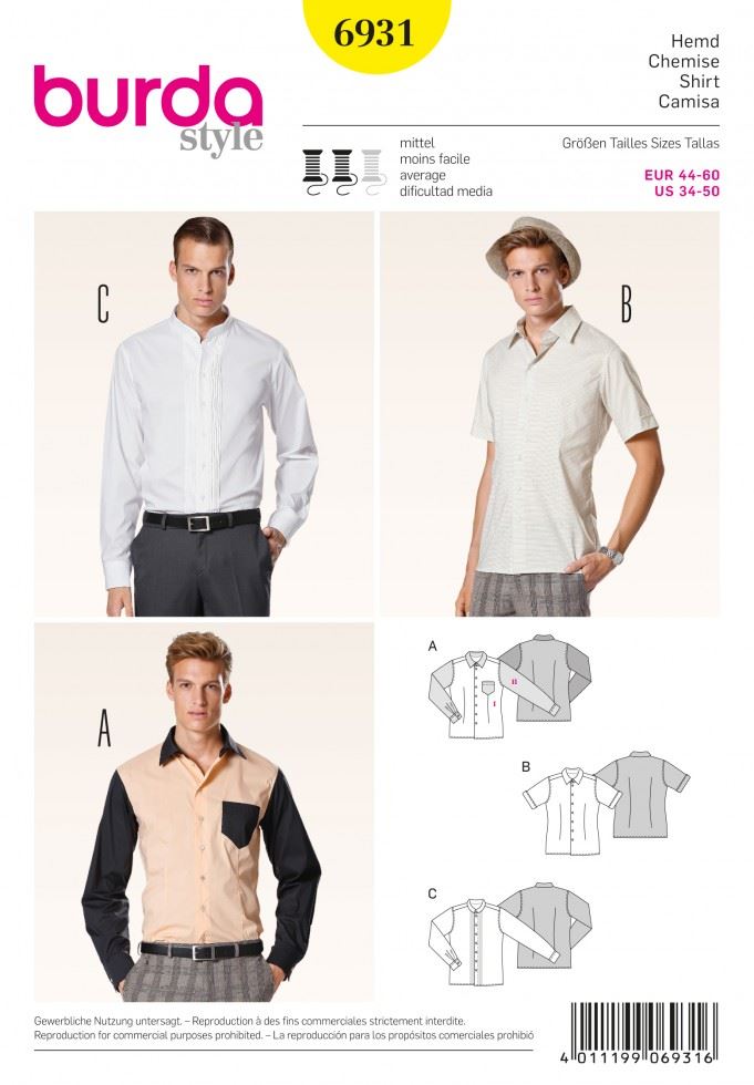 Burda Paper Sewing Pattern 6931
 