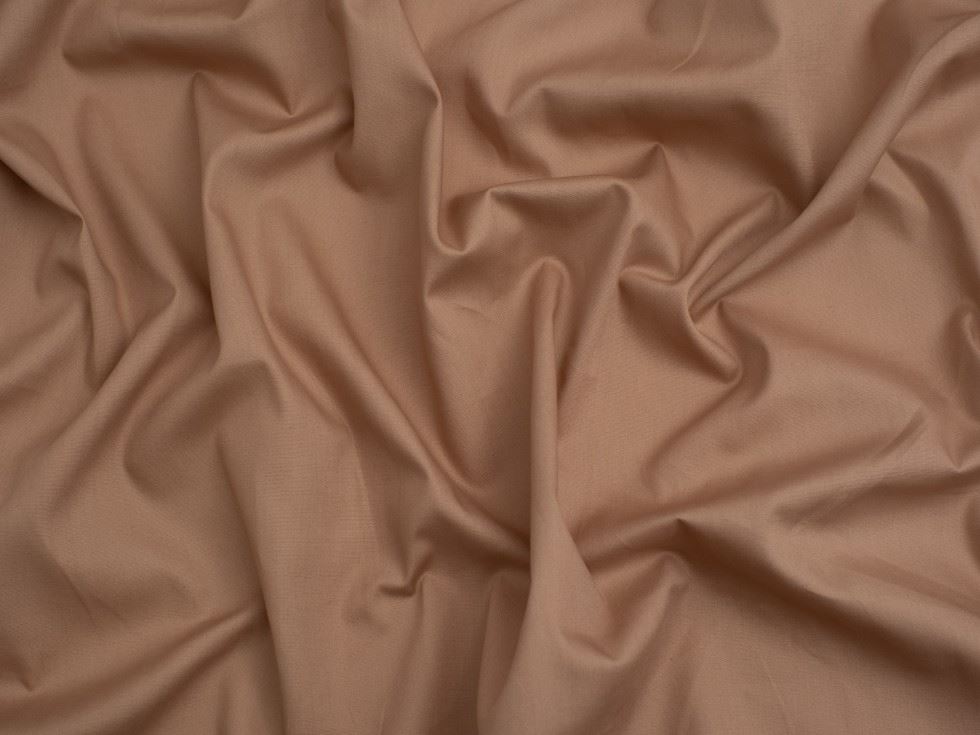 Minerva Core Range Medium 100% Cotton Poplin Fabric Camel
 