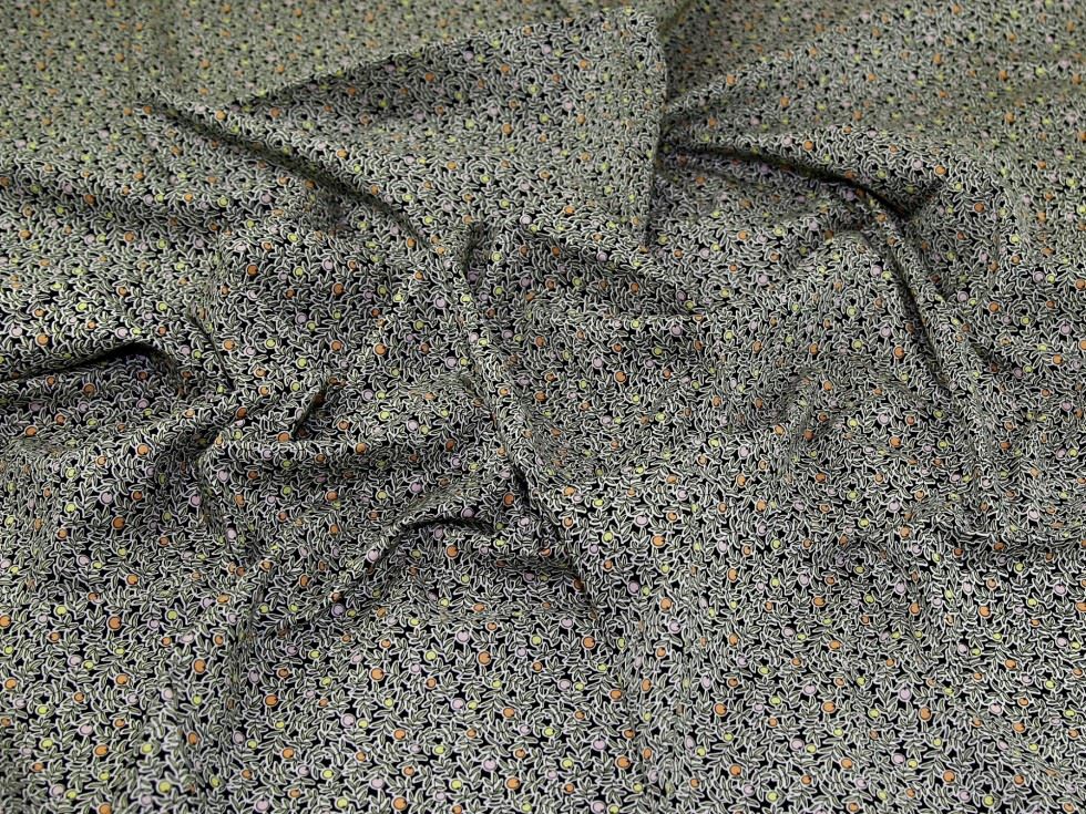 Black Cotton Lawn Fabric