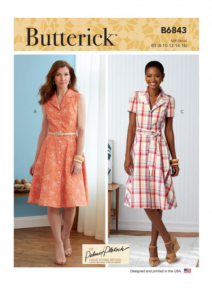 Butterick Paper Sewing Pattern 6843
 