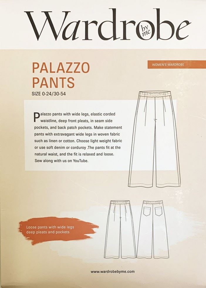 Wardrobe By Me Sewing Pattern Palazzo Pants