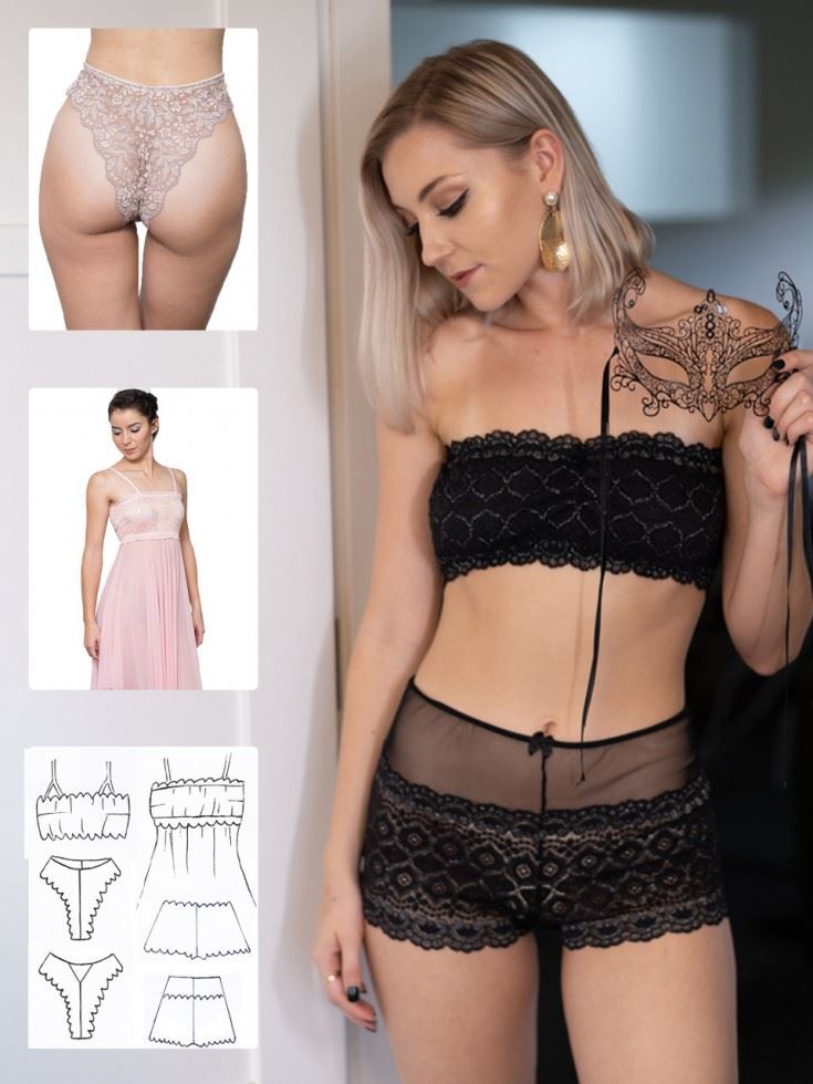 Booby Traps Paper Sewing Pattern Peta Top & Tails