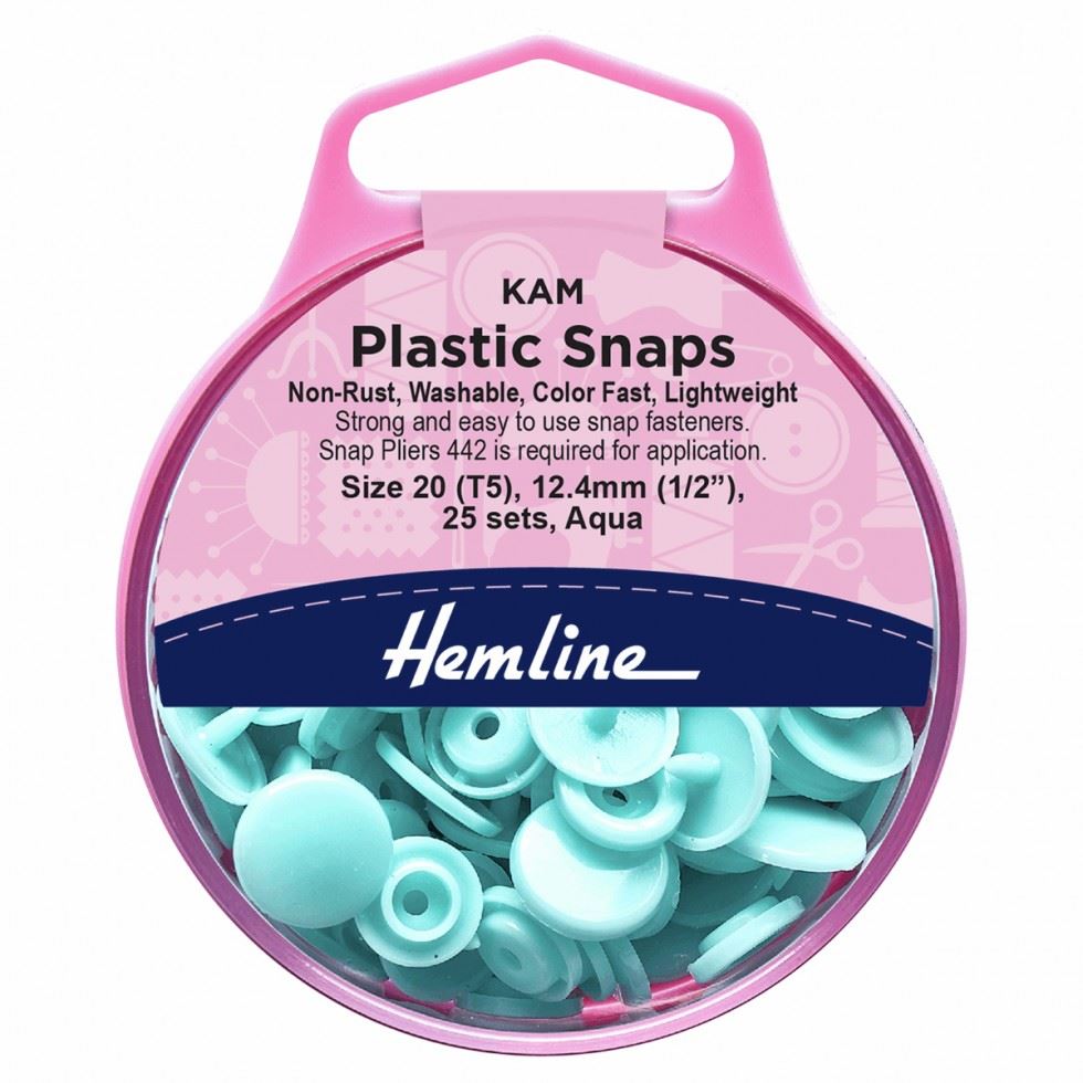 Hemline Aqua Kam Plastic Snaps