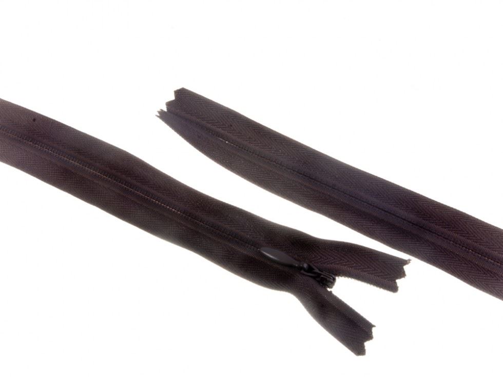 Concealed Invisible Closed End Zips Taupe
 