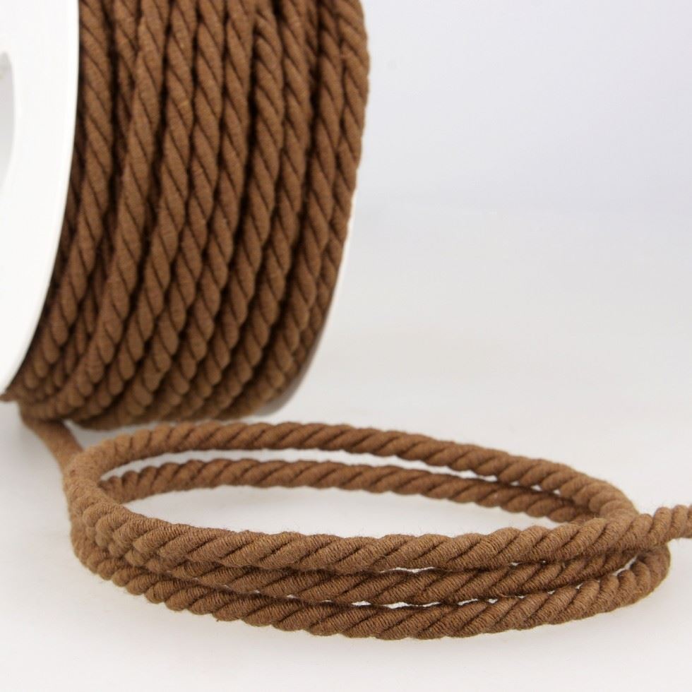 Stephanoise Round Cotton Cord Chocolate Brown