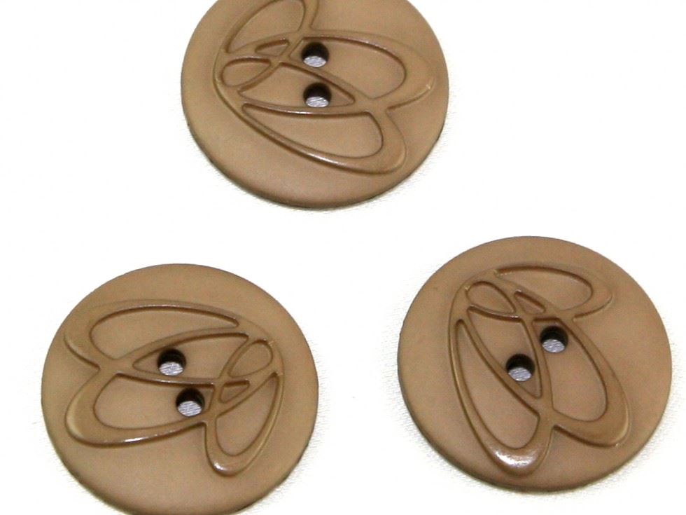 Dill Mushroom Embossed Swirl Buttons (Value Pack)