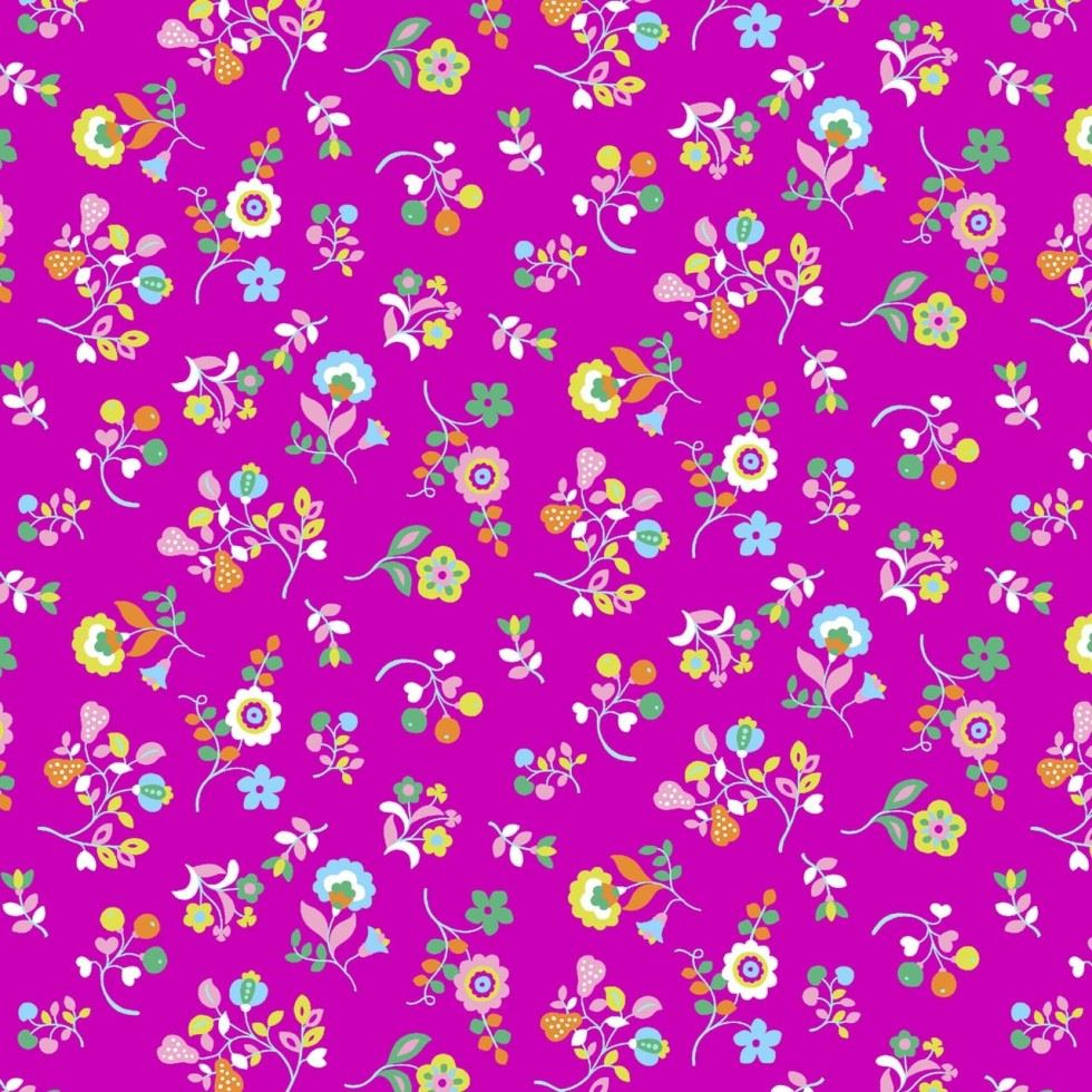 Dashwood Studio Pink Kaleidoscope Ace Cotton Lawn Fabric