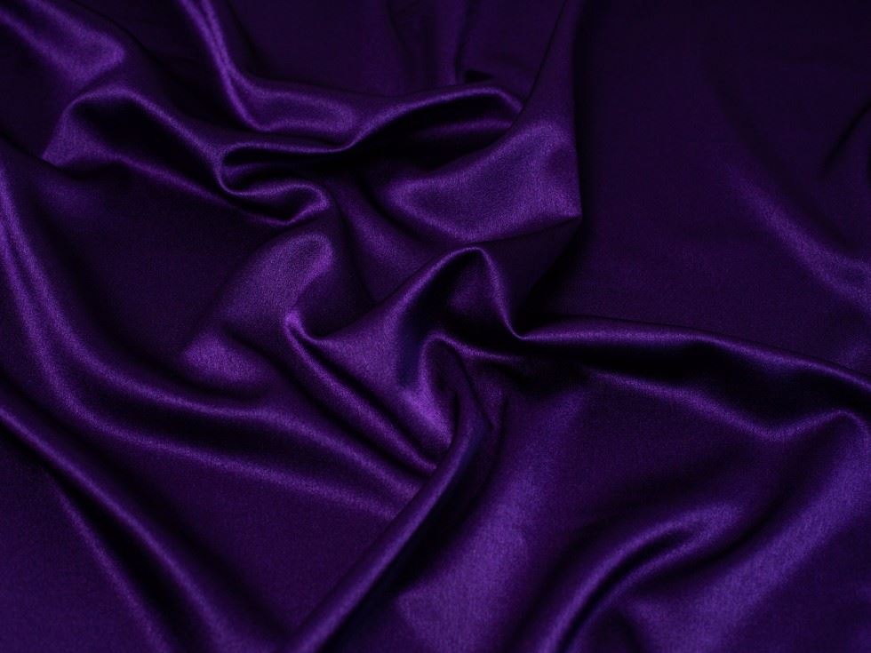 Minerva Core Range Prada Stretch Woven Satin Crepe Fabric Purple
 