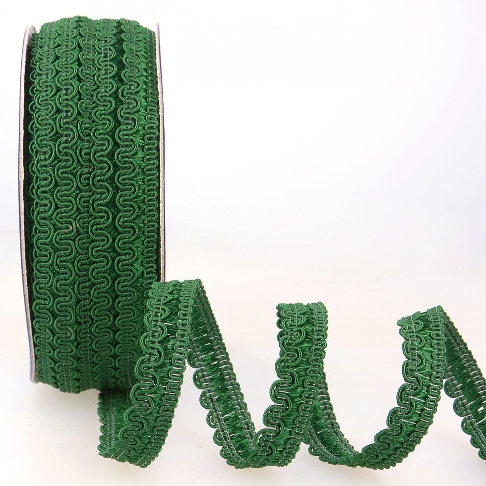 Stephanoise Rayon Braid Trim Bottle Green